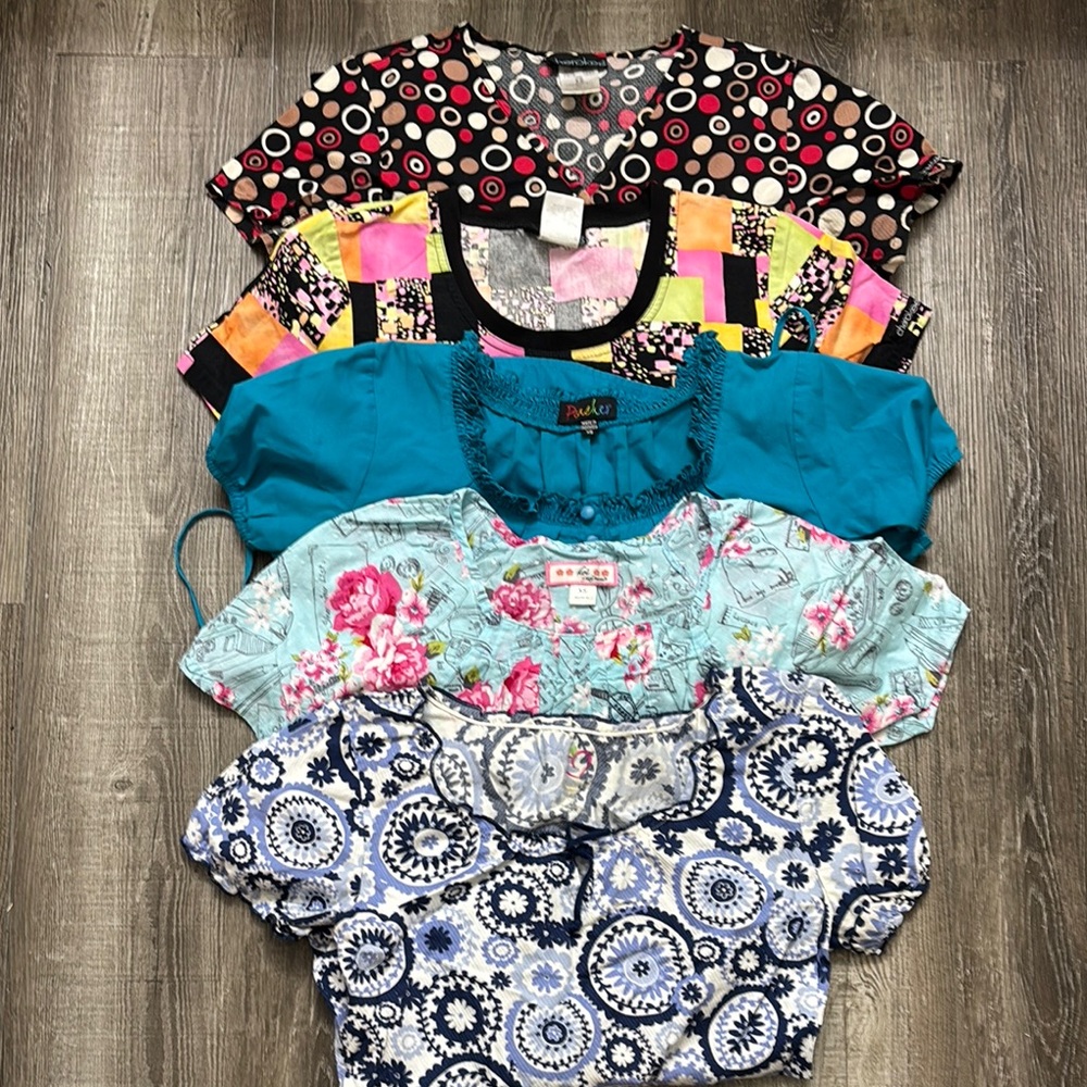 Colorful Women's Scrub Tops Collection